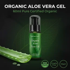 Private Label Natural Aloe Vera Face Gel Hydrating Gel for Soothing After Sun Moisturizing Aloe Vera Gel 50ml