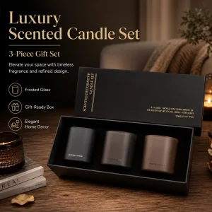 Private Label Natural Soy Wax Scented Candle Set