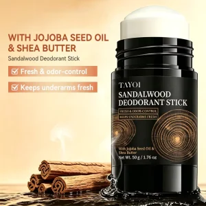 Private Label Organic Body Care Refreshing Underarm Balm Natural Antiperspirant Stick Amber Sandalwood Deodorant Stick
