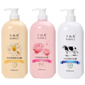 Private Label Organic Fragrance Shower Gel Milk Rose Nourishing 800ml Whitening Moisturizing Exfoliating Body Wash