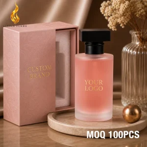 Private Label Peach Perfume Customized French Fragrance Long Lasting Luxury Designer EDP Scent Gift Sets Body Mist Custom