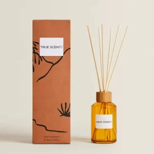 Private Label Reed Diffuser Bottle with Natural Essential Oil Fragrance and Stick Packaging