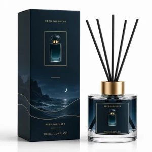 Private Label Reed Diffuser Sets Custom Brand Liquid Bottle with Box Packaging Perfume Notes Home Decor Bathroom Office Hotel