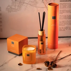 Private Label Scented Candles Reed Diffuser Gift Set Luxury Scented Soy Wax Candles