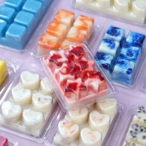 Private Label Scented Eco Friendly Flameless Soy Wax Melts Blocks Cubes Luxury for Christmas Home Decoration Handmade
