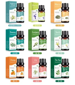 Private Label Water-Soluble Lavender, Peppermint, and Tea Tree Fragrance Oil for Candles, Perfume, and Diffusers