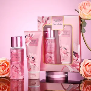 Private Label Women’s Perfume Gift Sets Original Body Spray Mist Splash Lotion Set for Women