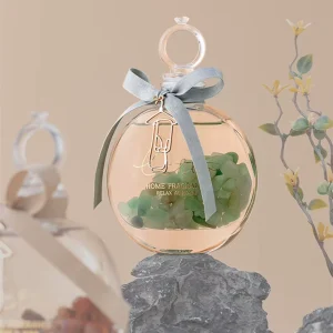 Private Labels Gem Crystal Reed Diffusers Scented Essential Oil Diffuser With Glass Bottle Home & Car Decoration
