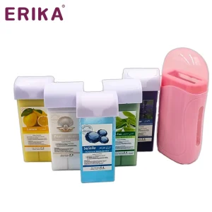Professional 100ml Roll on Wax Cartridge Painless Soft Depilatory Wax for Body Hair Removal Salon & Home Use