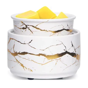 Professional 3 in 1 Electric Ceramic Candle Wax Warmer for Aromatherapy and Essential Oil Use