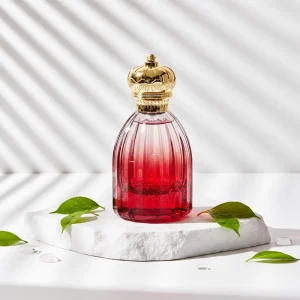 Professional Custom Logo Hot Stamping 50ml Luxury Glass Perfume Bottle Empty Spray Container with Cap