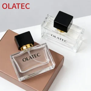 Professional Customized Eco Friendly 30ml Rectangle Refillable Perfume Spray Bottle Reusable Glass Container