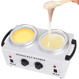Professional Double Pot Wax Warmer for Painless Hair Removal Waxing Kit Heater Machine Hands Body Feet