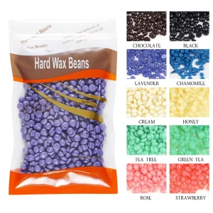 Professional Salon Grade Easy Melt 50g Chocolate Color Cream Wax Hair Removal Wax Beads