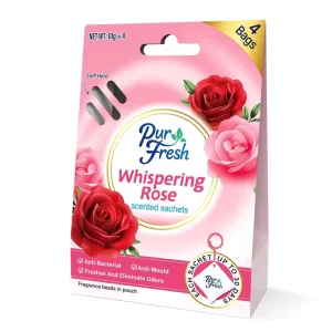 PurFresh Convenient Hangable Aromatherapy Sachets Wardrobe Deodorization Bag 4pcs Air Fresheners Modern Design for Anniversary