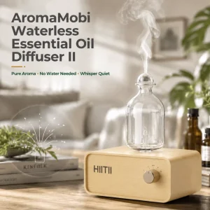 Pure Essential Oil Waterless Diffuser Premium Relaxing Bedroom Aromatherapy Diffuser Rechargeable Beech Nebulizing Diffuser