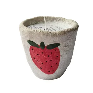 Pure Handmade Ceramic Box Clay Scented Candle Bedroom Fragrance Fresh Artistic Niche Birthday Gift