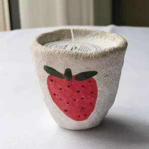 Pure Handmade Ceramic Box Clay Scented Candle Bedroom Fragrance Fresh Artistic Niche Birthday Gift Customized