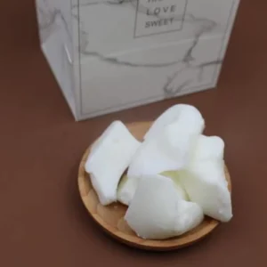 Pure Natural Coconut Wax Low Melting Point Plant Wax for Smokeless Candle Making Block Shape
