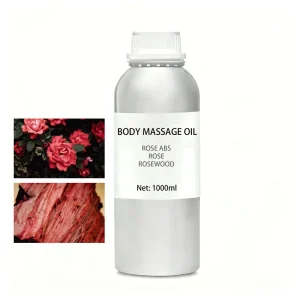 Pure Natural Rose & Rosewood Blended Essential Oils for Body Massage SPA Premium Floral Scent Skin Care Oil