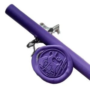 Purple Antique Fog Effect Royal 110*35mm Personalized Logo Sticks 55 Colors Hot Melt Glue Gun 65 Colors Sealing Wax Decoration