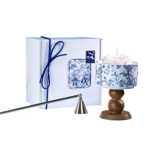 Qinghuan Gardenia Blossom Moonlit Rose Scented Candle Gift Box Air Freshening Birthday Graduation for Girls Niche High End Home