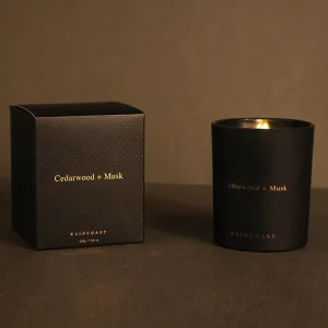 RAINCOAST Private Label Scented Candles White Glass Custom Candles 200G Scented Candles