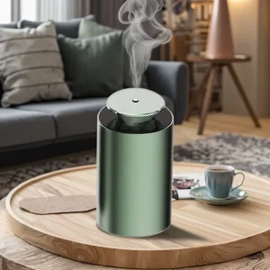 Rechargeable USB Powered Portable Car Aroma Diffuser Air Purifying Automatic Waterless Operation Metal Hotel Household