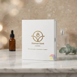 Recycled Custom Logo Sliding Drawer Paper Cosmetic Perfume Set Gift Essential Oil Packaging Box with Insert