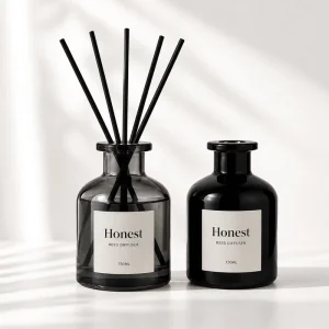 Reed Diffuser Bottle 50ml 100ml 150ml 250ml Glass Home Fragrance Bottles in Various Styles for Aromatherapy Decor