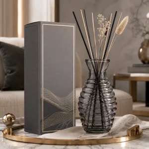 Reed Diffuser Reusable Glass Vases for Centerpieces Mini 110ml Vintage Vase for Reed Diffuser Wedding Decorations