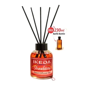 Reed Diffuser Set 130ml with 230ml Refill Flameless Peach Lavender Home Fragrance OEM