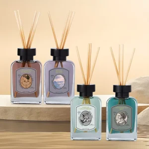 Reed Diffuser Set Home Fragrance with Sticks Long Lasting Bedroom Bathroom Living Room Office Home Decor Aromatherapy