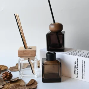 Reed Diffuser Sets Luxury Glass Bottle Aroma Reed Diffuser Decoration For Home Living Room