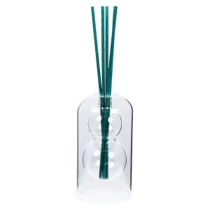 Refillable Empty High-Borosilicate Double-Wall Glass Reed Diffuser Bottle