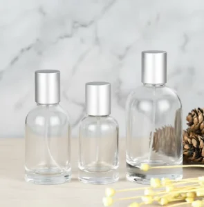 Refillable Glass Perfume Bottle 30ml 50ml 100ml Cylinder Square Perfume Spray Bottle with Pump