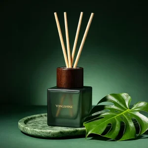 Refillable Square Clear Glass Reed Diffuser Vessel, 50ml 100ml 150ml