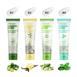 Refreshing Antiperspirant Body Deodorizing and Fragrance Cream Body Invisible Deodorant