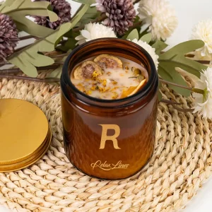 Relaxlines Custom Glass Aromatherapy Candles Scented Luxury Private Label Holiday Handmade Non Toxic Environment Friendly Candle