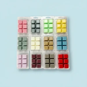 Reusable Scented Melts Plastic Wax Melt Clamshell Containers Essential Oils Aromatherapy Gift Packaging