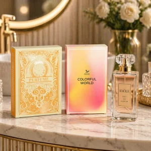 Rigid Magnetic Cosmetic Gift Box for Christmas Factory Direct Biodegradable Sustainable Glossy Perfume