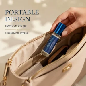 Roll on Perfume Oil Mini Perfume Refreshing Seaside Aquatic Notes Skin Friendly Pocket Size Fragrance Oil