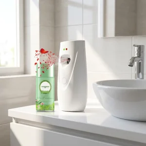 Room Air Freshener Dispenser Automatic Spray Free Standing Wall Mounted Battery Operated Home Use 3 Auto Time Settings