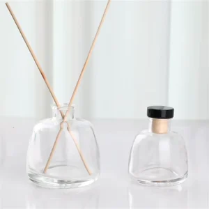 Round Reed Diffuser Bottle 50ml 100ml 150ml 200ml Oil Diffuser Glass Bottle