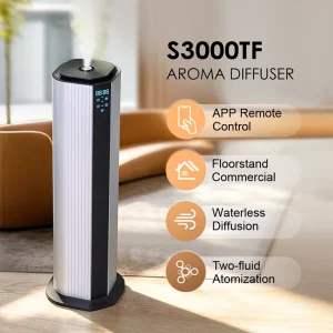 S3000TF High Capacity Pure Essential Oil Nebulizer Diffuser Smart Remote Control Hotel Commercial Scent Machine