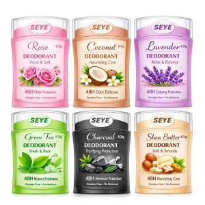 SEYE Herbal Roll on Antiperspirant 48 Hour Long lasting Cool Mint Cologne Moisturizing Balm Deodorant 63ml Adult Women