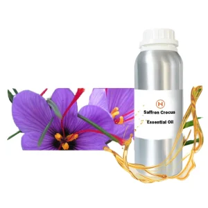 Saffron Crocus Essential Perfume Oils Liquid Oil Based Raw Materials for Fragrance Packaged in Bottles