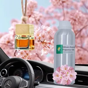 Sakura Perfume Scents Fragrance Oil for Car Airfreshener Lasting Concentrated Perfume Oil for Car Flower Fragrance