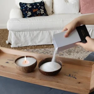 Sand Wax Candles Customer Logo Refillable Pearled Candle Sand Wax Bulk Eco friendly Sand Candle Wax for Wedding Decoration