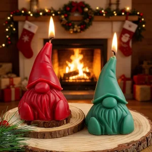 Santa Claus Sitting Scented Candle Winter Atmosphere Aromatherapy Candle Ornament Gift